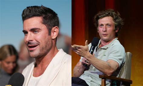 jeremy allen nude|Zac Efron and Jeremy Allen White on going nude in The Iron。